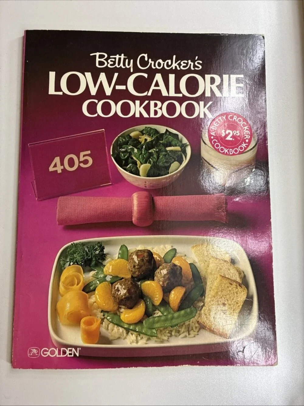 Betty Crockers Low Calorie Cookbook 1980 Third Printing Vintage Paperback